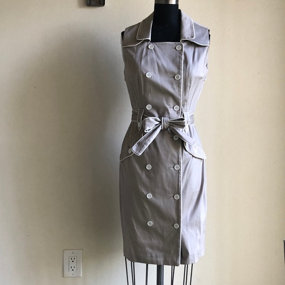 calvin klein trench dress